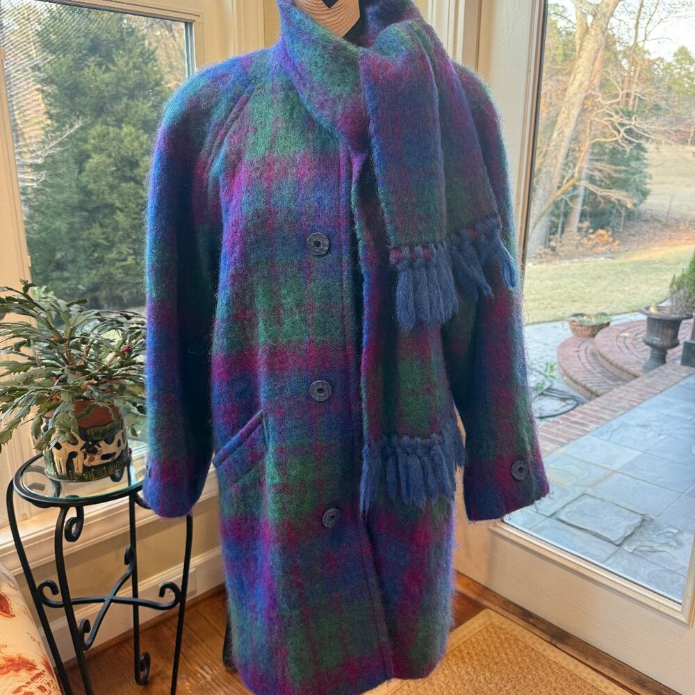 Beautiful Donegal Mohair 3/4 length Coat